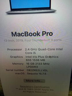 2019 MacBook Pro w/ touchbar!