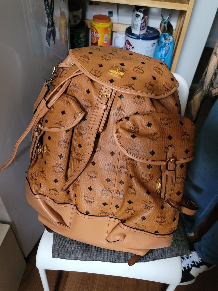 Grailed MCM Men's Backpack/ Front Double Pocket POIZON AUTH.