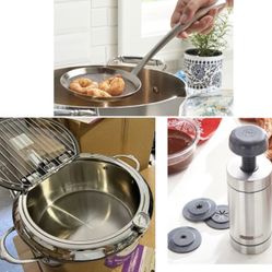 Princess House set cacerola freidora churrera  cuchara coladera