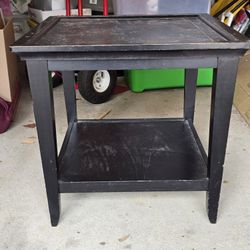 Side Table - Wood - Rustic Finish - Sturdy