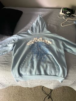Blue spider hoodie