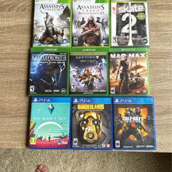 Video games $5 Each Or $30 For All 