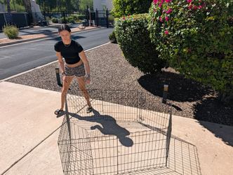 Folding Wire Pet dog Exercise Pen — 8 Panels