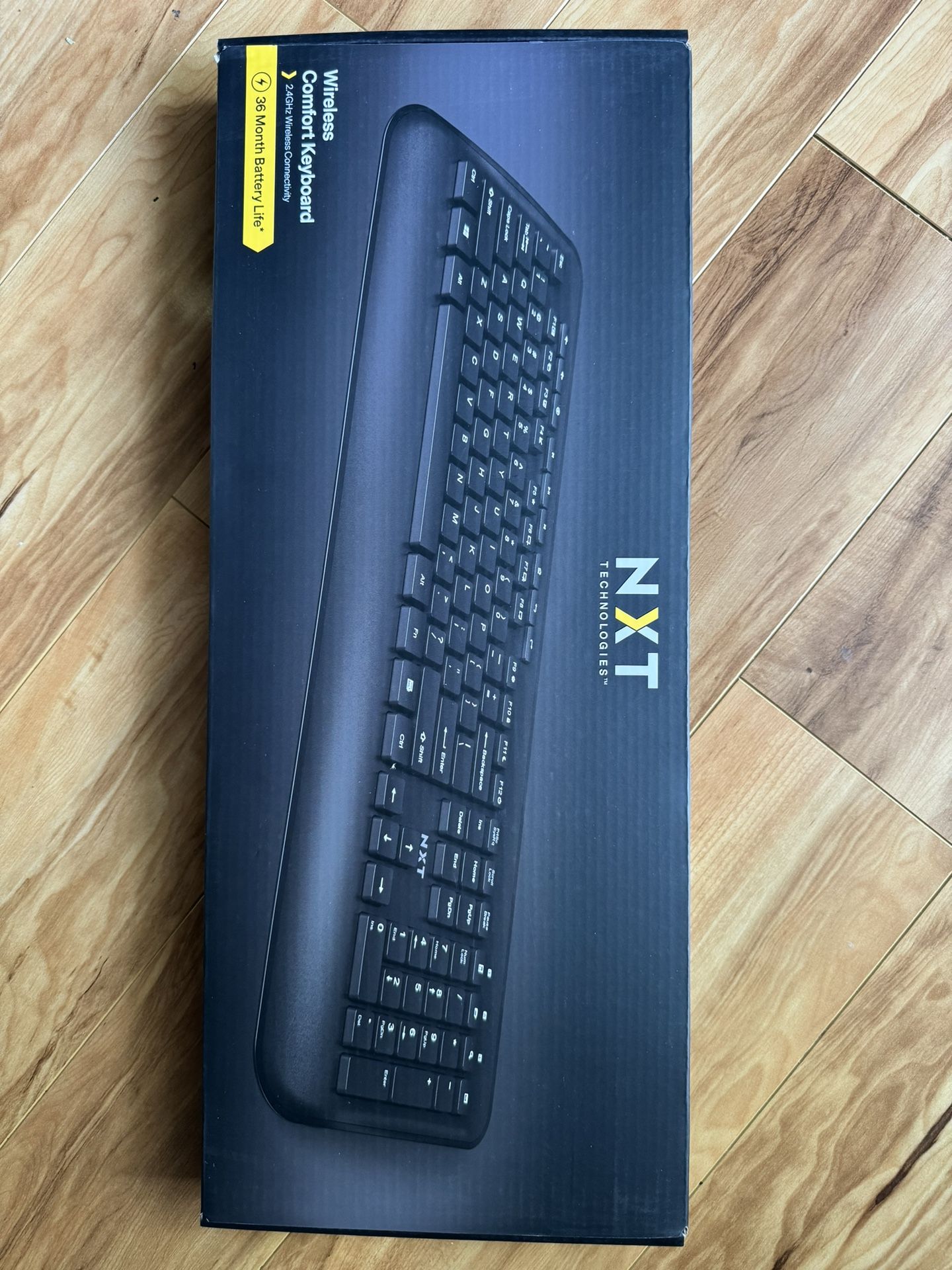 Brand New Unopened NXT Wireless Comfort Keyboard 36 Month Battery Life
