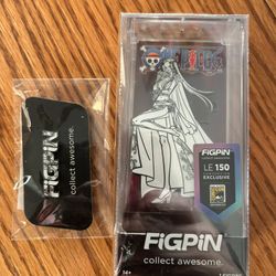 SDCC FIGPIN LE 150 WITH LOGO - BOA HANCOCK ONE PIECE ANIME GRAIL