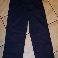Boys Navy Blue Uniform Pants by GEORGE