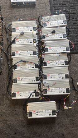 Lot of 13 Mean well Switching power supply Model HVG-480-24A , 480w 12V