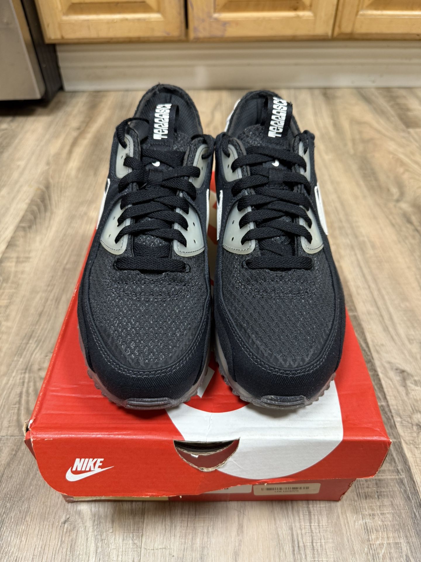 Nike Air Max 90 Terrascape Crater Foam Black White Size 10.5M