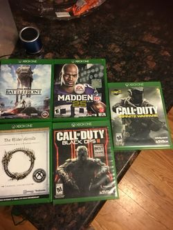 Xbox one games ( black ops 111 not included)