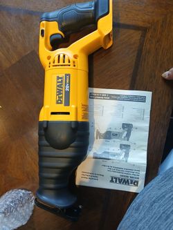 20v Dewalt Cordless Reciprocating saw Only Tool