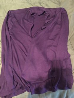 Purple cardigan XL