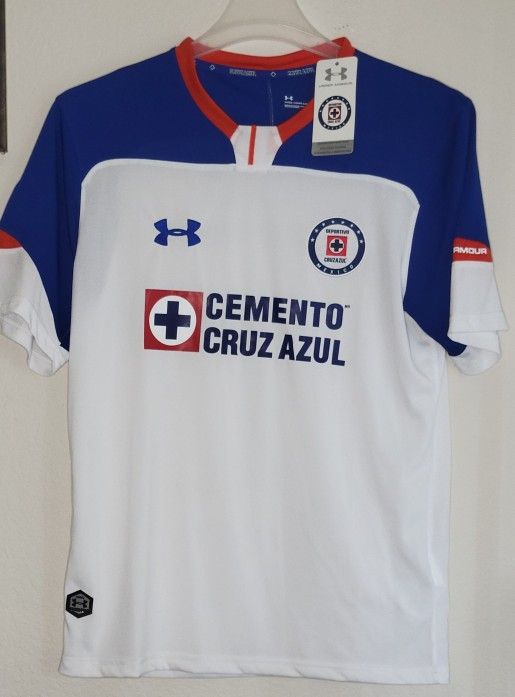 Under Armour Joma Mens Cruz Azul Away Jerseys Size Medium No Trade 