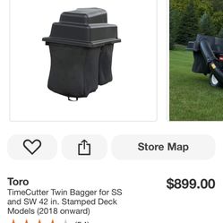 Toro Time cutter Twin Bagger 79397 