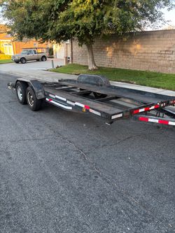 1998 7x22 car hauler metal deck