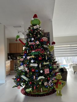 Christmas Grinch Theme Ornaments