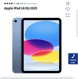 Apple iPad (A16) 128GB in Blue