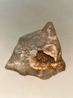 Chalcedony Quartz Nodule Blue Grey Agate
