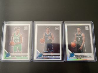 Donruss Optic Rookie Card Lot - Brandon Clarke, Quinndary, Langford
