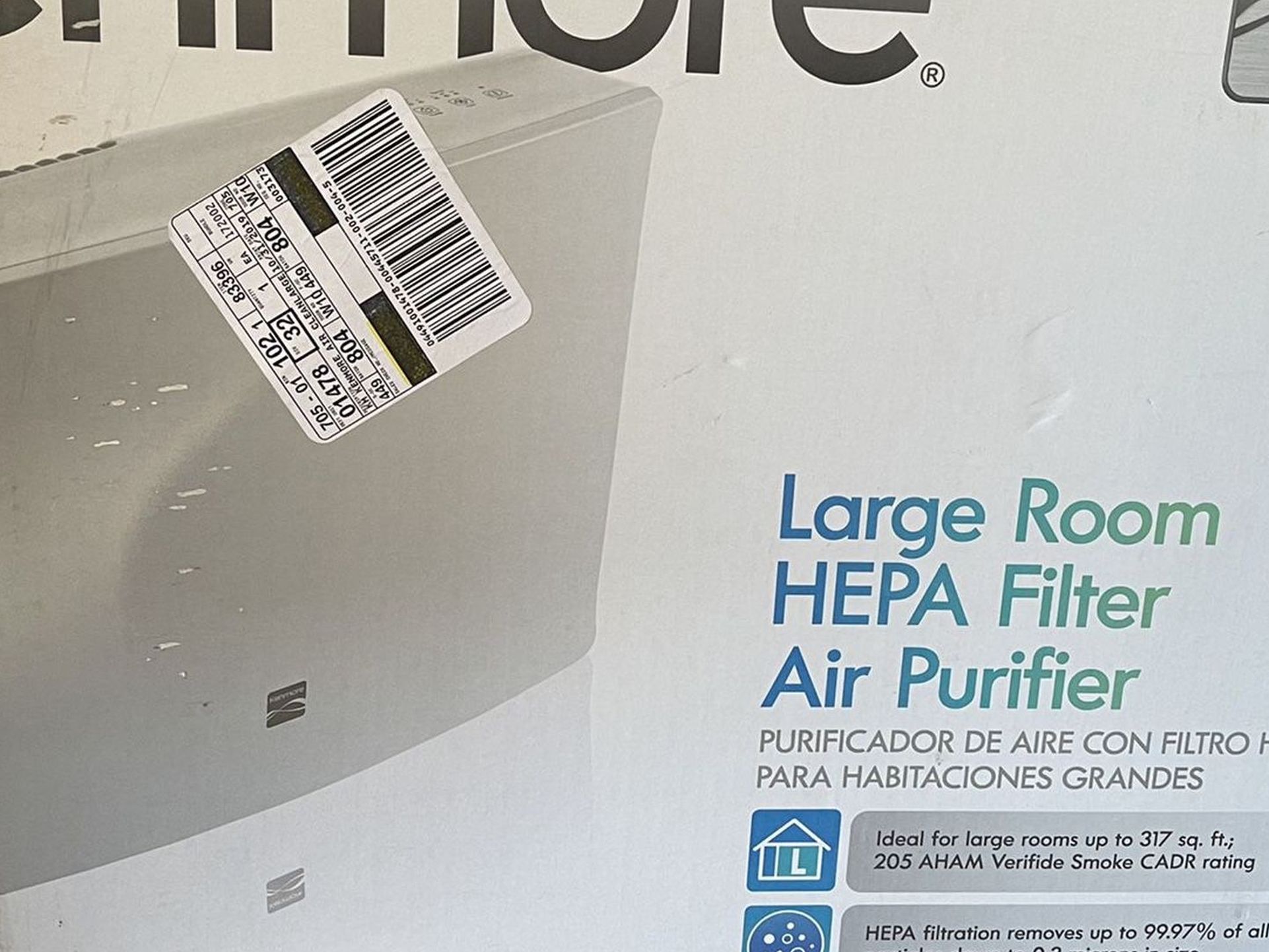 New Kenmore air purifier