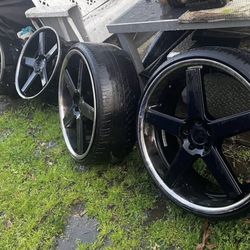 Niche 22 inch rims 5x114 imports Hondas Infiniti Nissans fit on more cars concave they sit well