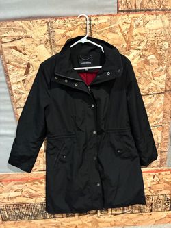 London Fog Black Rain Coat