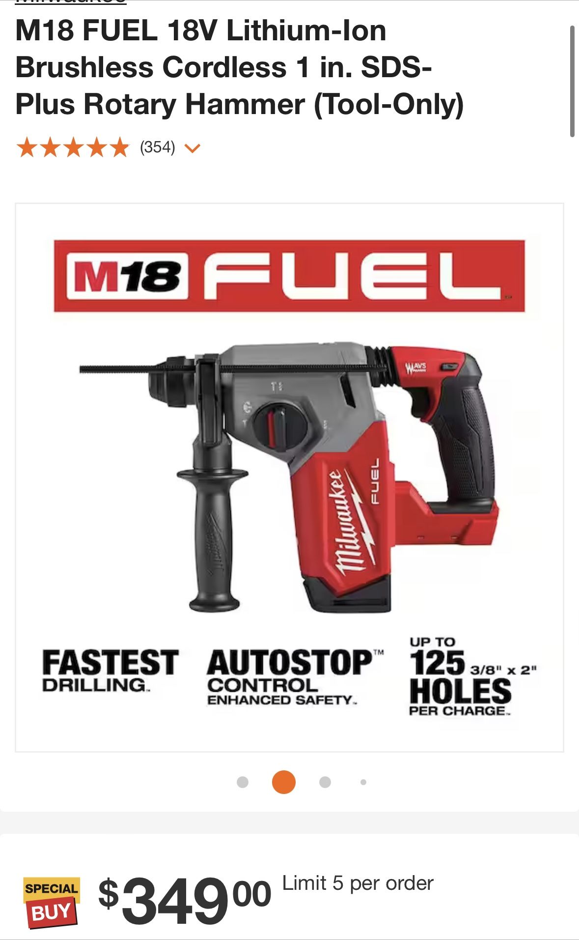 Milwaukee M18 Hammer Drill