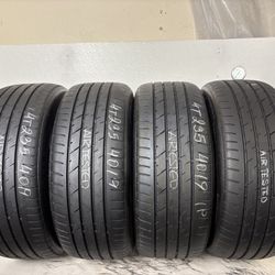Set 4 Tires 235 40 19 Bridgestone Potenza S001L High Tread