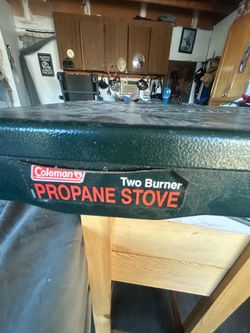 Coleman camping stove