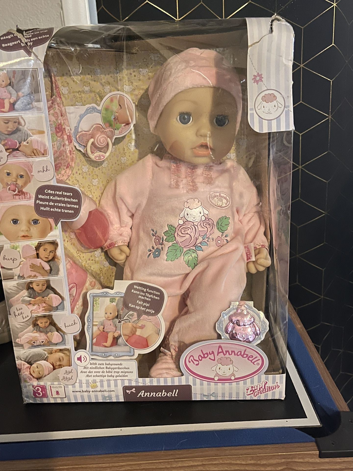 Baby Annabell Doll- New In Box (top Of Box Has Slight Damage)
