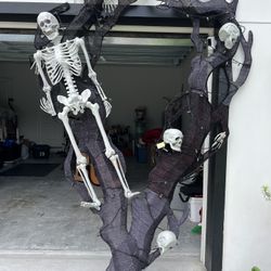 Skeleton Door Decoration Frame