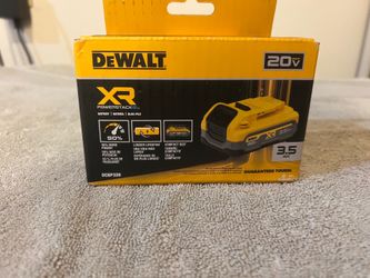 dewalt powerstack  3.5 amp hr battery new