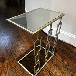 Drink Table Gold And Mirror