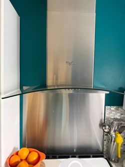 Whirlpool WVW51UCOLS 30" curved range hood