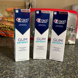 Crest Gum Detoxify Toothpaste-3 Items!($27.91+ Value)