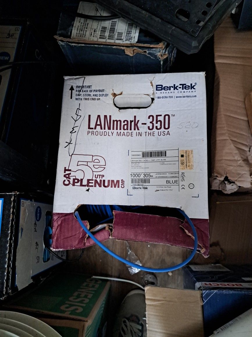 cat 5e plenum wire 520 feet
