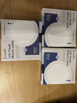 LED flush mount lamps X3