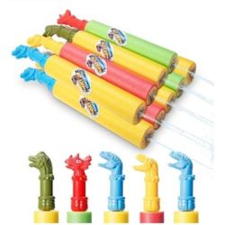 9 Pack Water Guns Pool Toys Summer Lake Pool Deals Game Blaster Outdoor Water Shooters Swimming Play Activities for Kids Teens Adults (9 Dinosaurs)