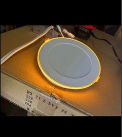 BRAND NEW 5CCT 6” INCH CANLESS LED RECESSED LIGHTS ULTRA THIN