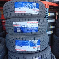 4 New Tires Installed/ 4 Llantas Nuevas Instaladas Atlander 195/60/15 Tires