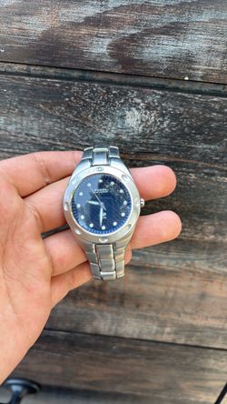 Fossil Stainless Steel Watch Blue Dial