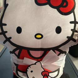 Hello Kitty Pillow & Blanket