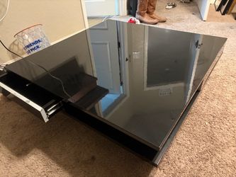 Black coffee table