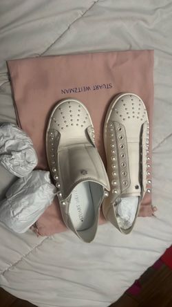 Stuart Whitman wedding sneakers