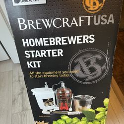 Beer Brewcraft USA Delux home Kit. 