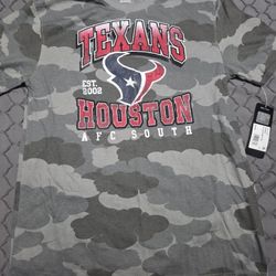 Houston Texans Youth L 14/16 camo shirt $30 retail
Brand new wirh 