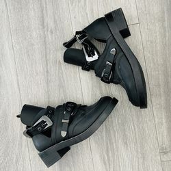 Nasty Gal Black booties New but missing tag