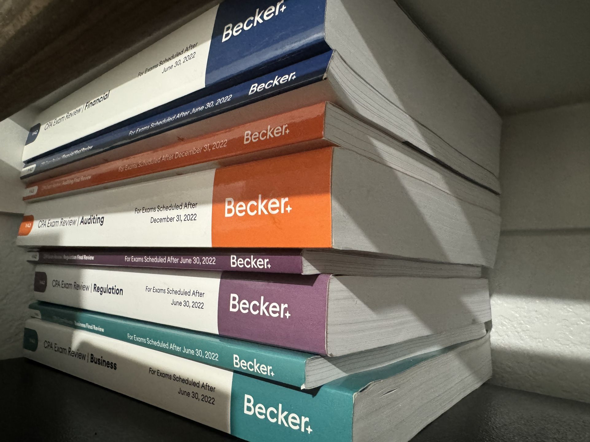 Becker CPA Books/Review/Flashcards