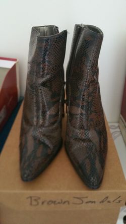 Snake skin boots