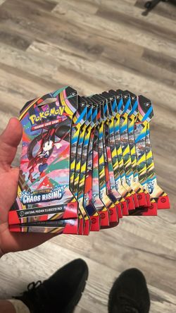 Pokemon Chaos Rising sleeved packs