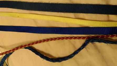 Collection of 5 dog leads leashes